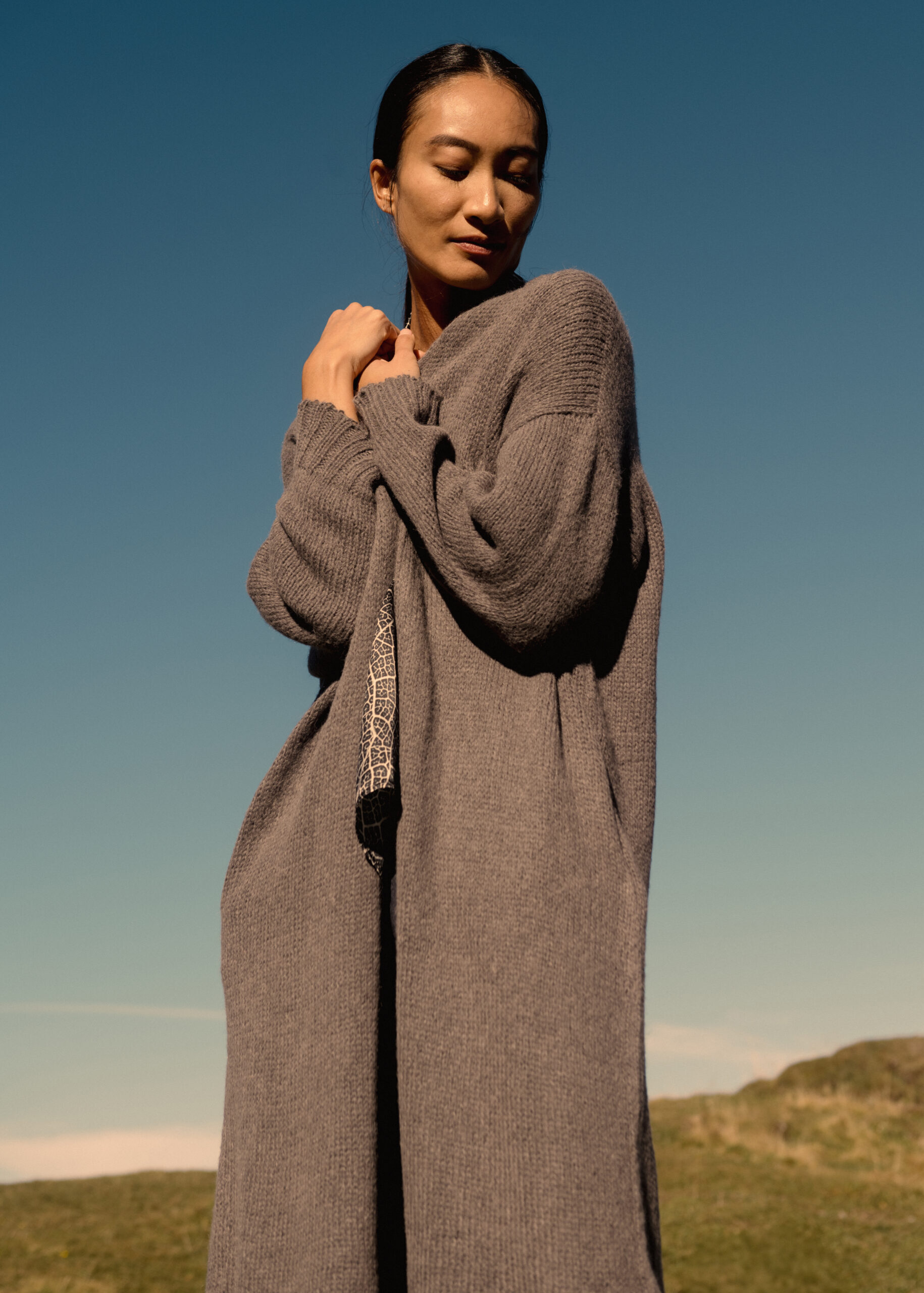 Strickjacke "Wintereule"